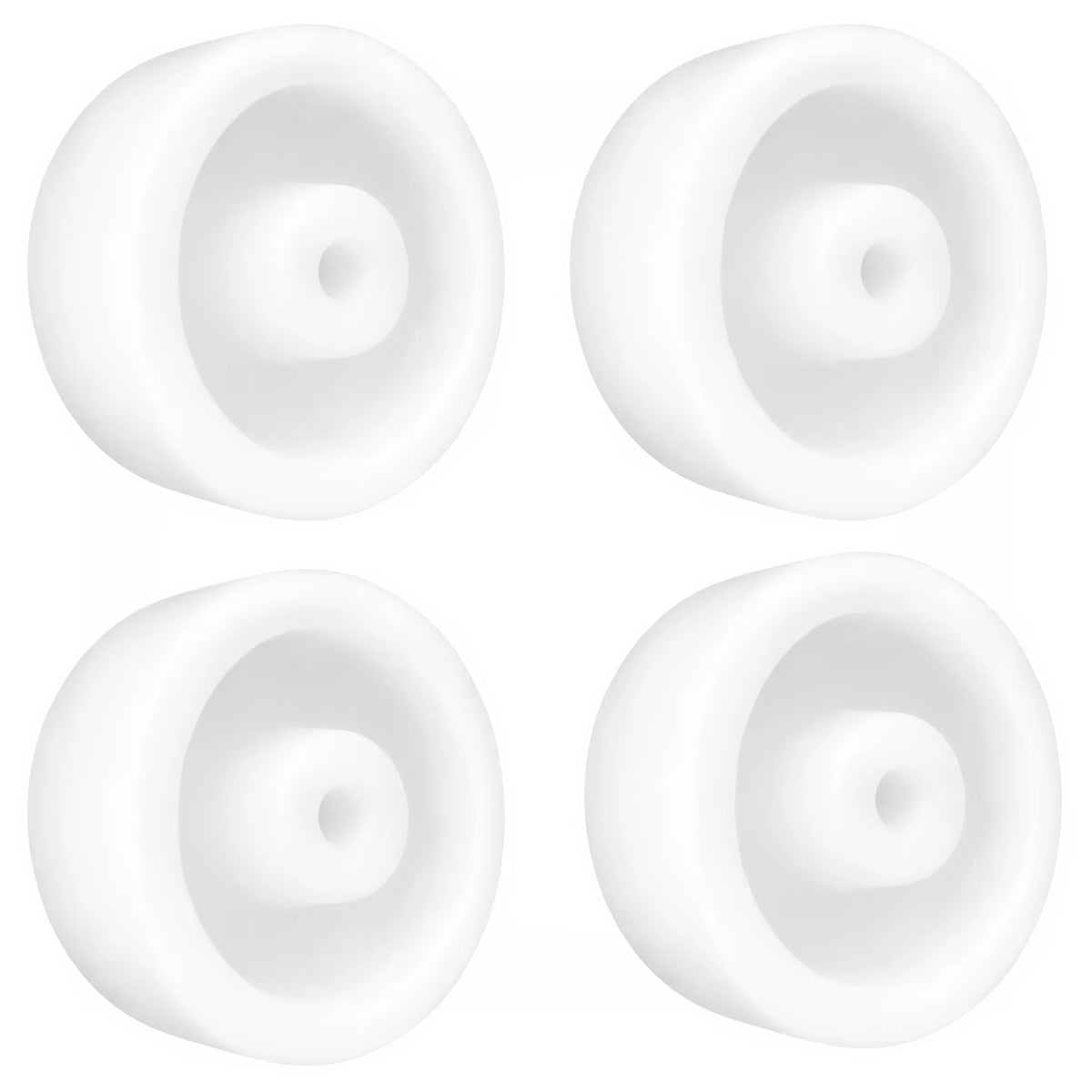 Transportrad Ø100 mm – Weißes Polyamidrad für Wagen, Code: 19BZ