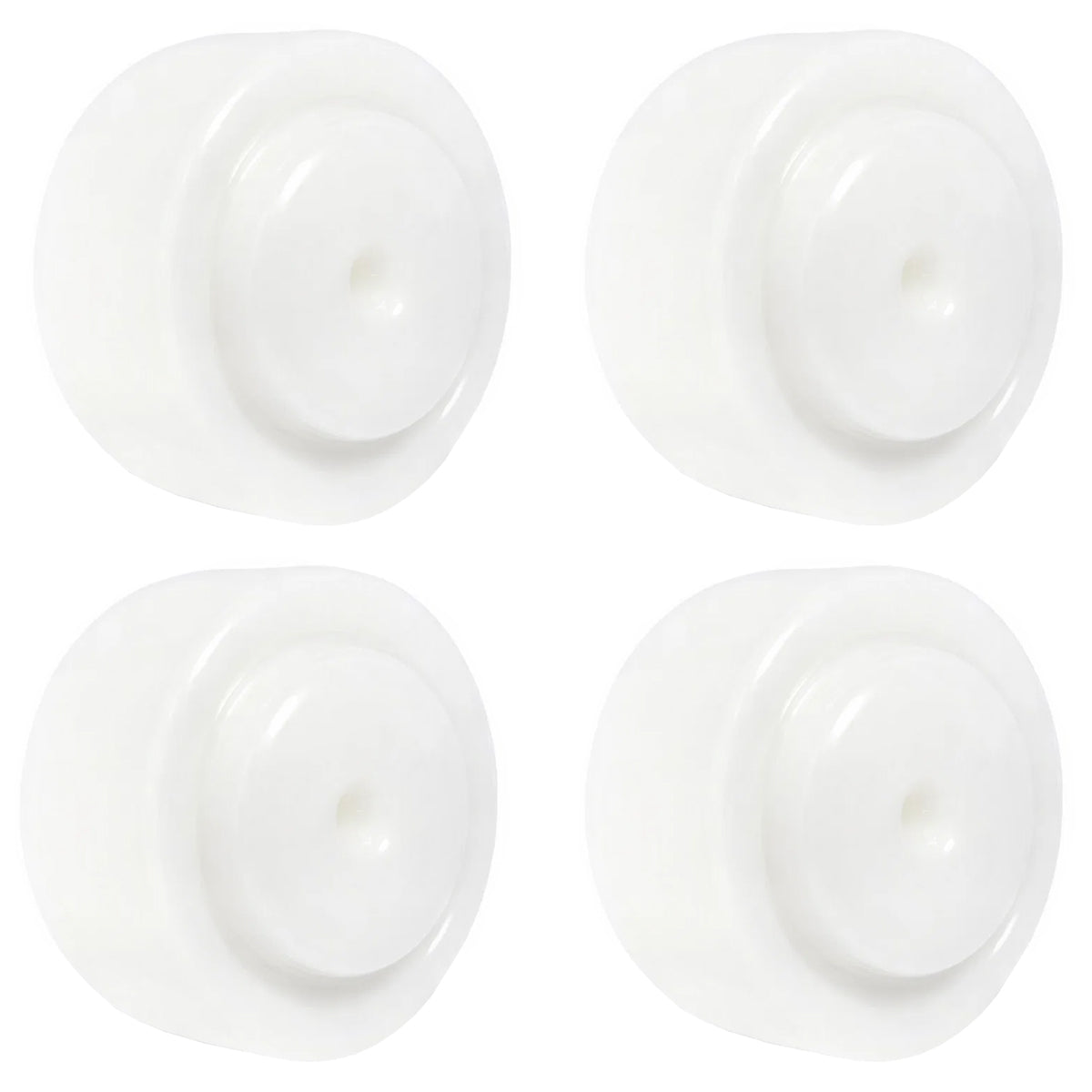 Transportrad Ø80 mm – Weißes Polyamidrad für Wagen, Code: 9BN