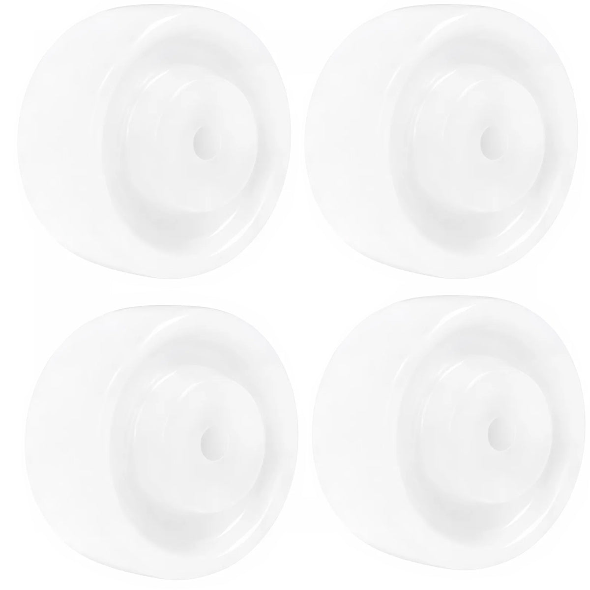 Transportrad Ø100 mm – Weißes Polyamidrad für Wagen, Code: 19BN/15