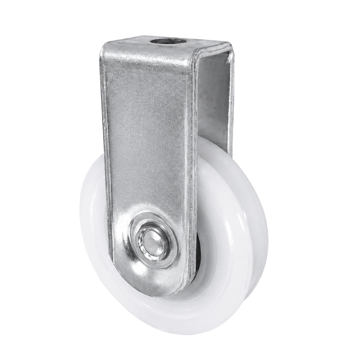 Polyamid Seilrolle Ø60 mm mit Kugellager und Halterung für Seil Ø10: C60/10LLM