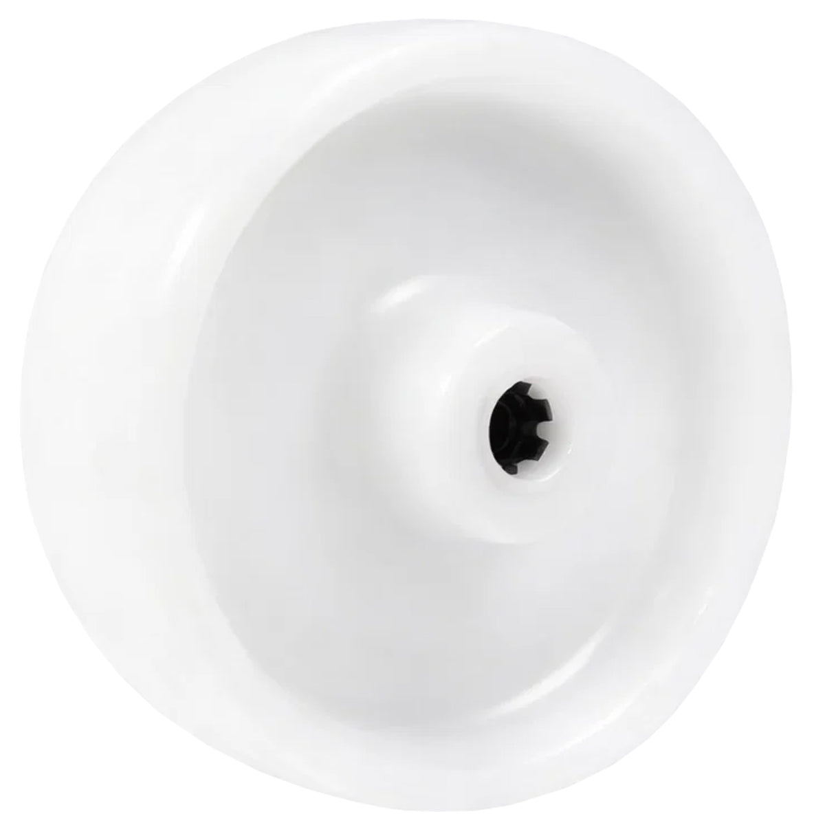 Transportrad Ø140 mm – Weißes Polyamidrad für Wagen, Code: 30B