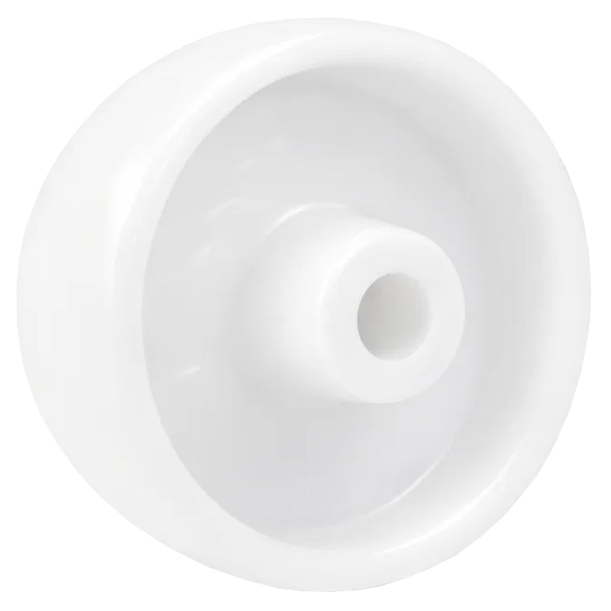 Transportrad Ø125 mm – Weißes Polyamidrad für Wagen, Code: 29B/15