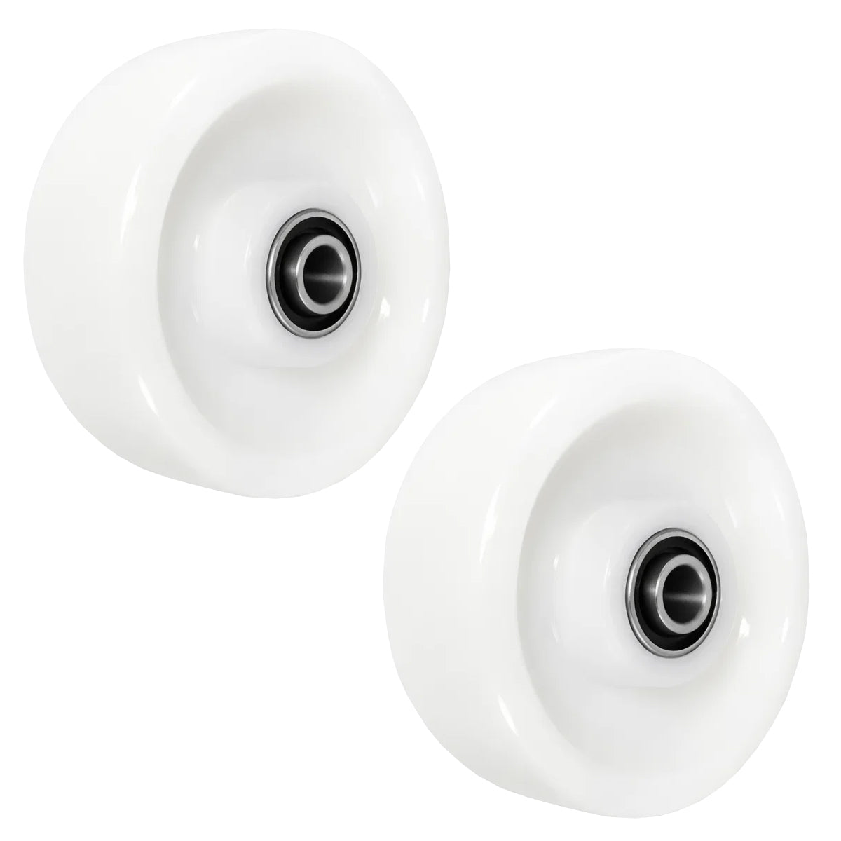 Transportrad Ø125 mm – Weißes Polyamidrad für Wagen, Code: 20BN/20