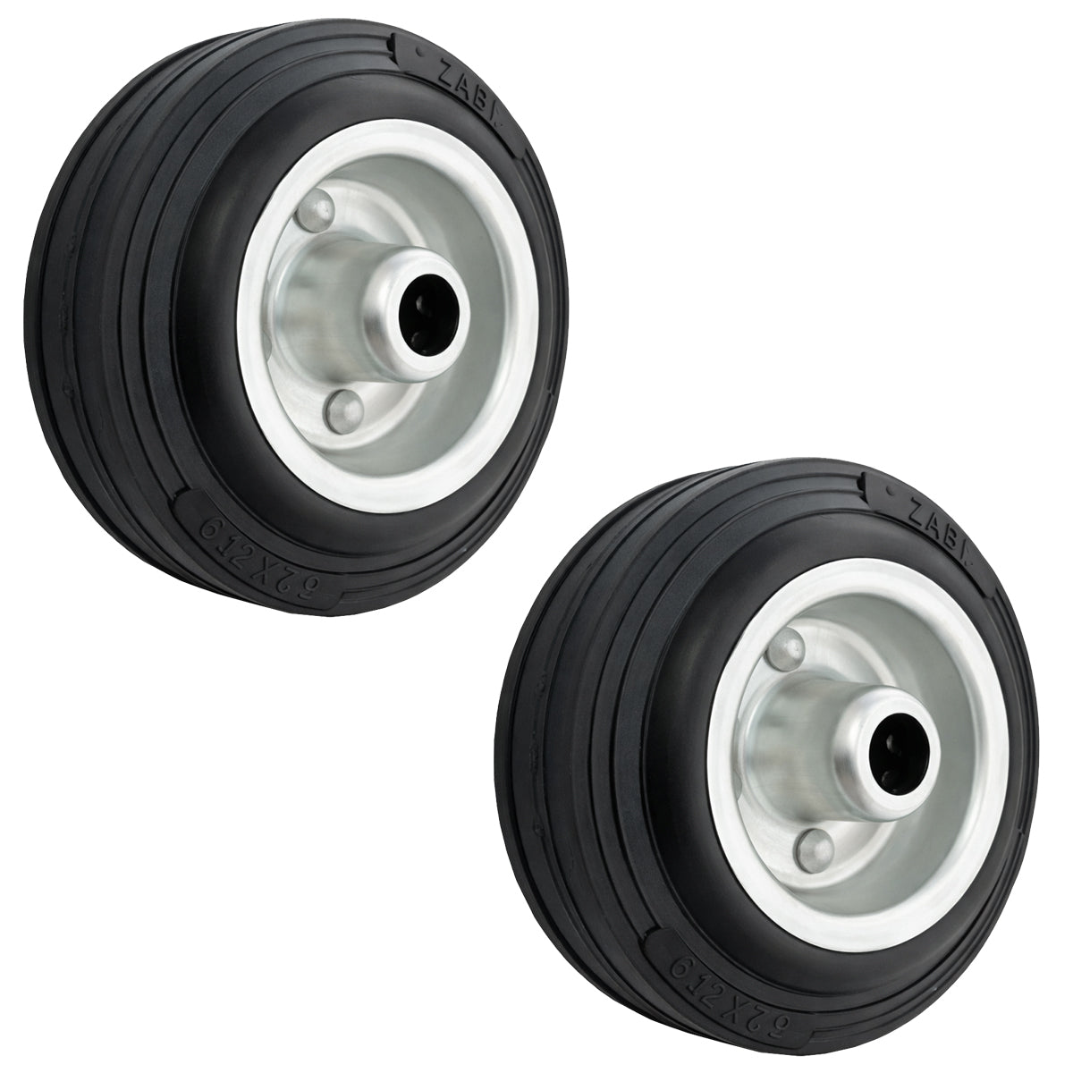 Ersatzrad Ø125 mm – Vollgummi Industrierad für Transportwagen, Code: 20