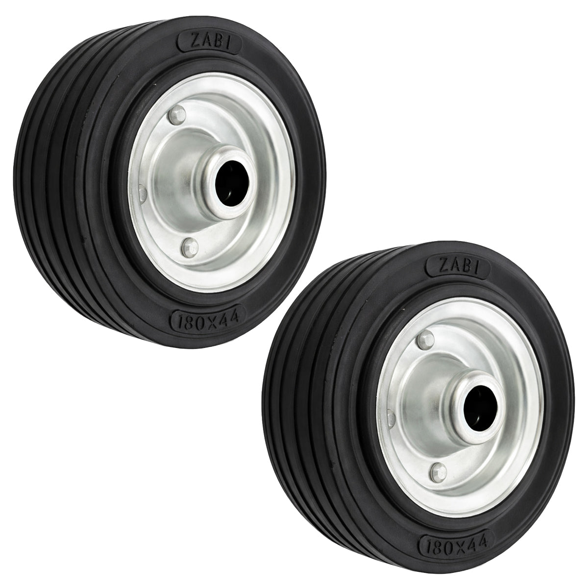 Ersatzrad Ø180 mm – Vollgummi Industrierad für Transportwagen, Code: 50