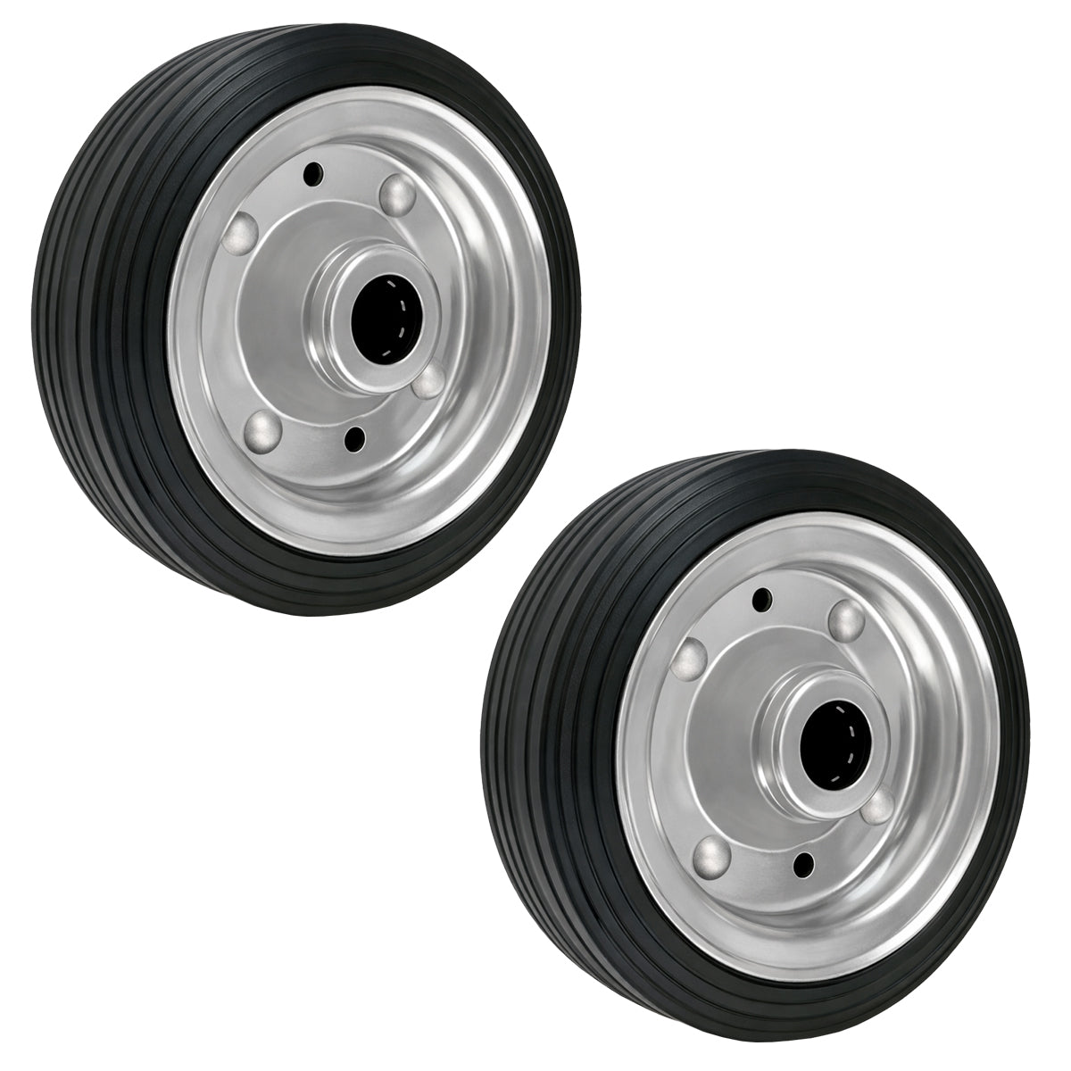 Ersatzrad Ø140 mm – Vollgummi Industrierad für Transportwagen, Code: 30/20