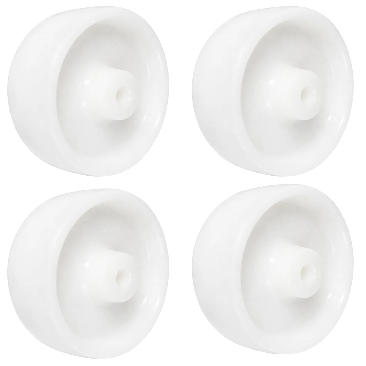 Transportrad Ø140 mm – Weißes Polyamidrad für Wagen, Code: 39B/15