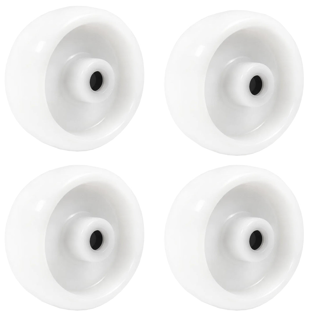 Transportrad Ø125 mm – Weißes Polyamidrad für Wagen, Code: 20BZ