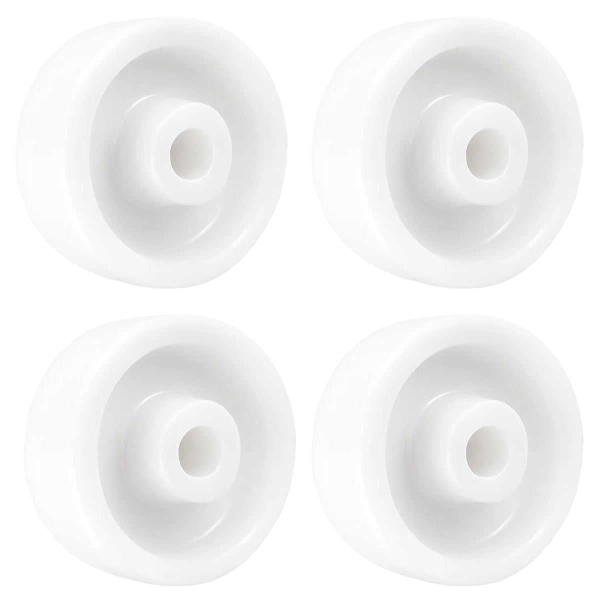 Transportrad Ø125 mm – Weißes Polyamidrad für Wagen, Code: 29BZ