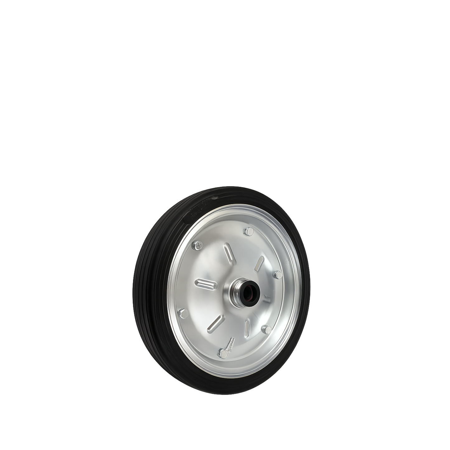 Ersatzrad Ø300 mm – Vollgummi Industrierad für Transportwagen, Code: 100MN