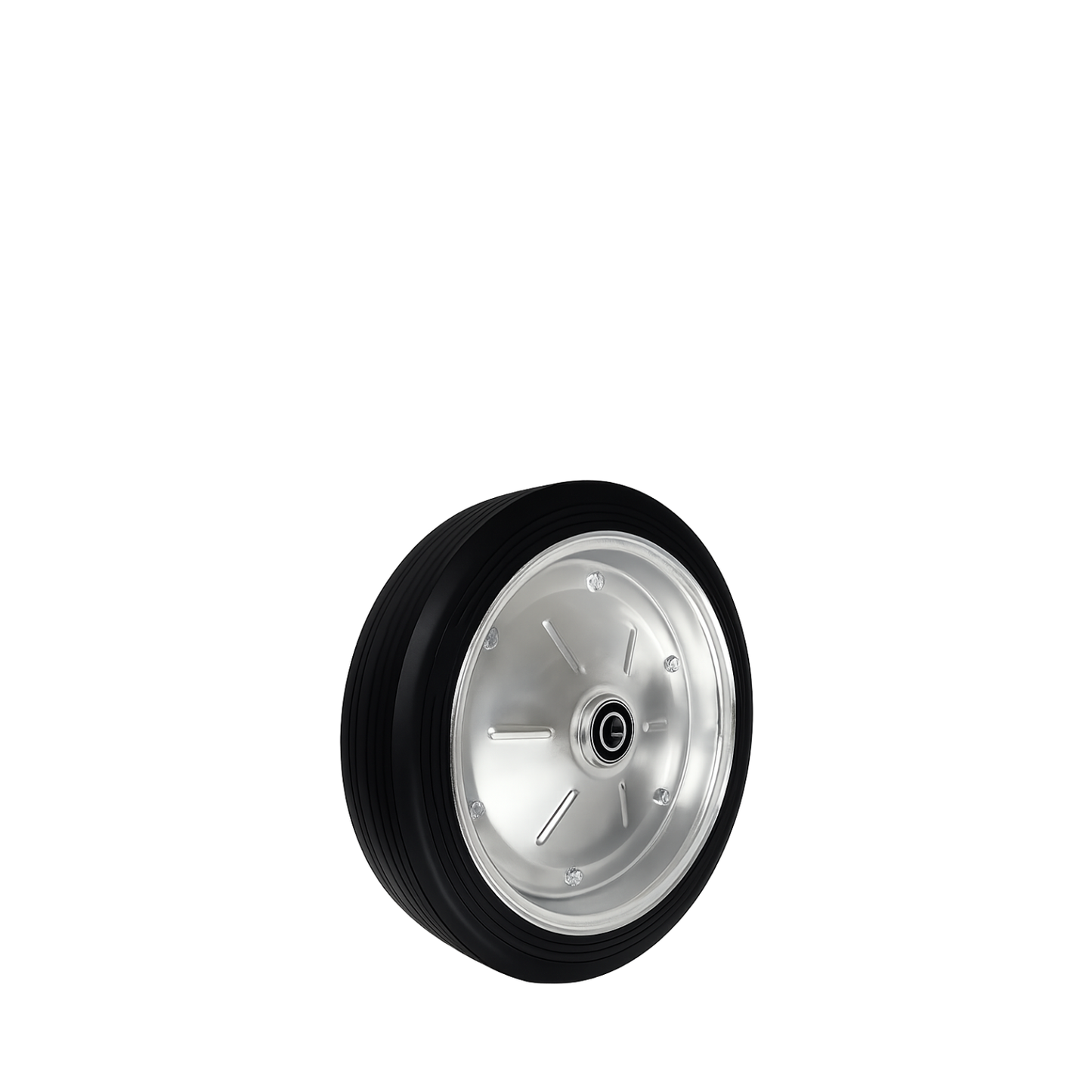Ersatzrad Ø400 mm – Vollgummi Industrierad mit Kugellager für Transportwagen, Code: 400LL/30