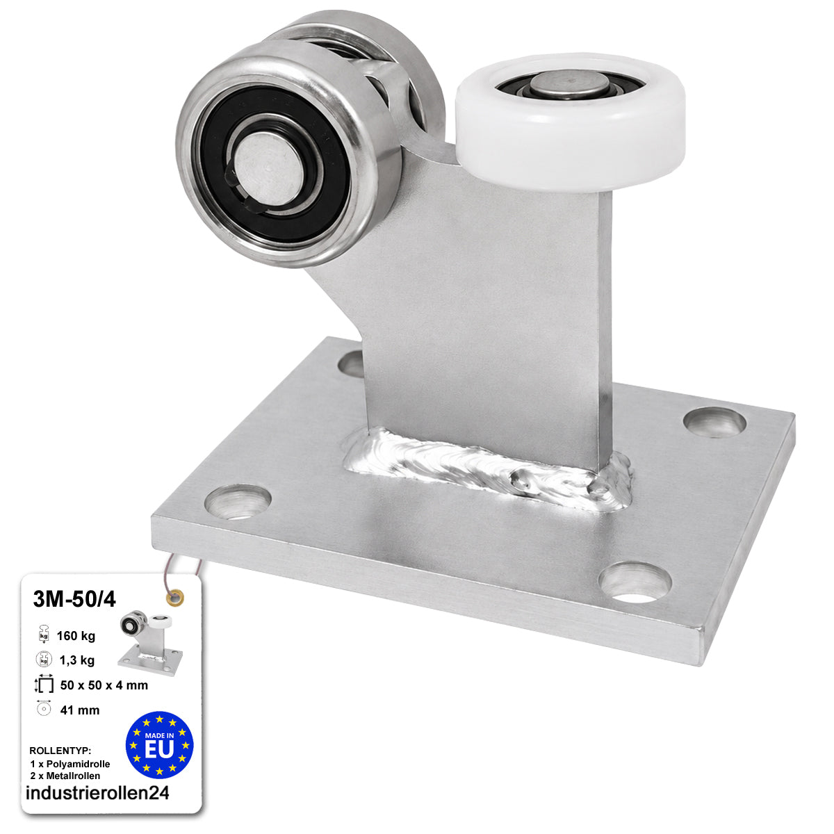 Torwagen für Schiebetore - für Profile 50 x 50 mm - Wandstärke 4 mm: 3M-50/4