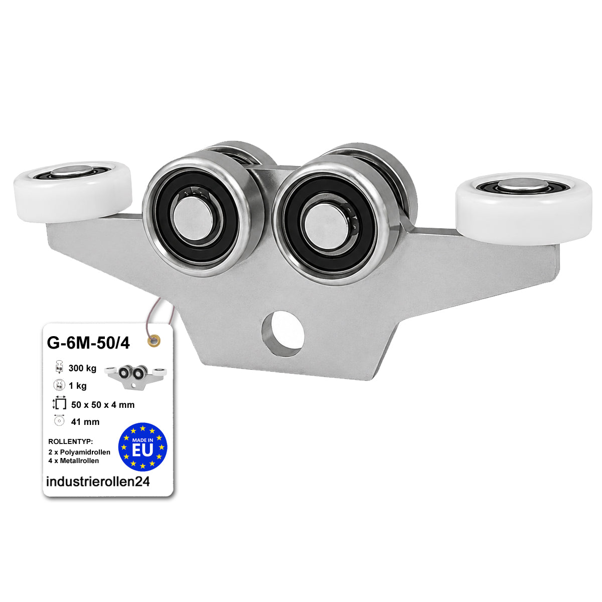 Torwagen für Schiebetore - für Profile 50 x 50 mm - Wandstärke 4 mm: G-6M-50/4