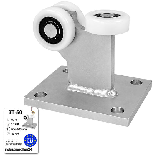 Torwagen für Schiebetore - für Profile 50x50 mm - Wandstärke 2,5 mm: 3T-50