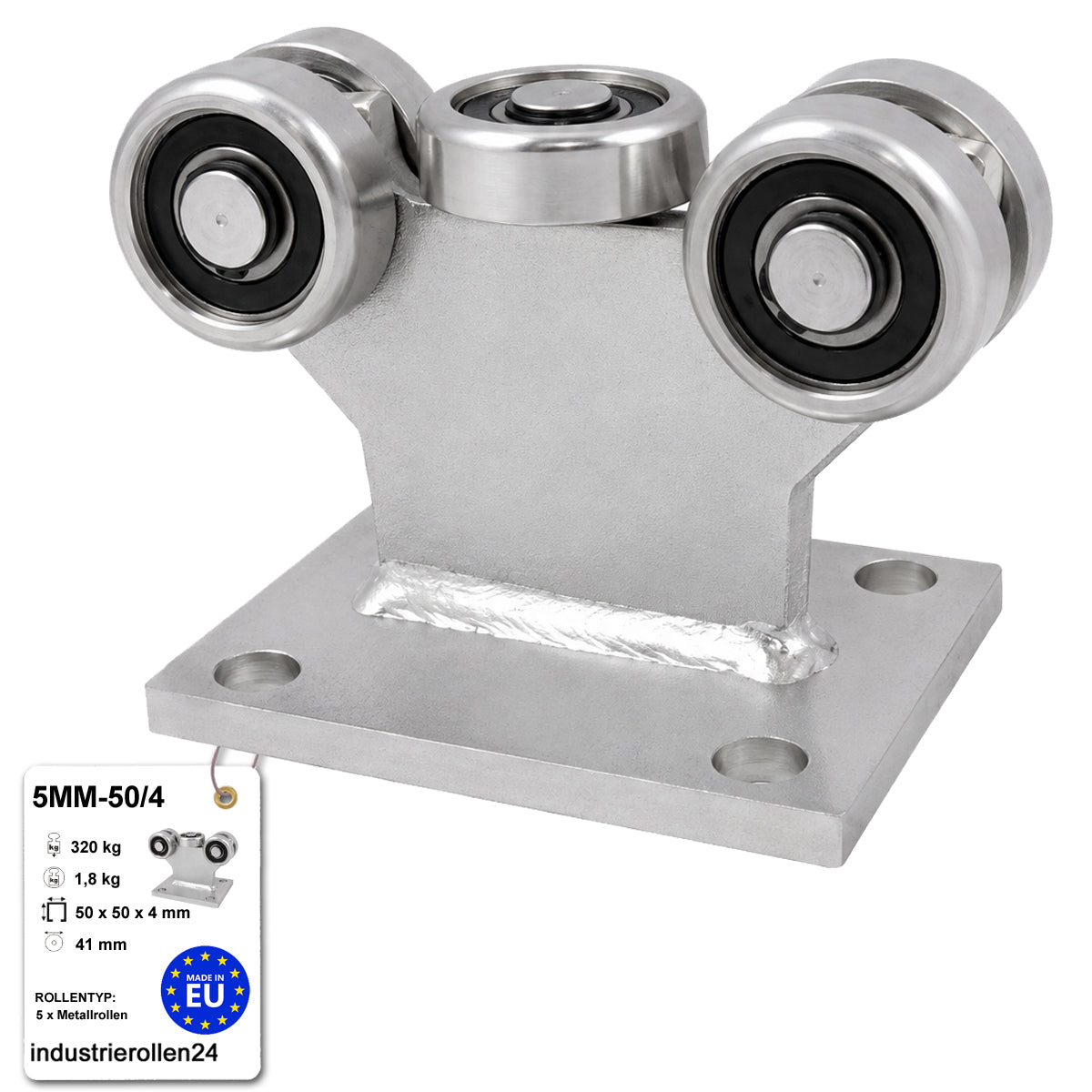 Torwagen für Schiebetore - für Profile 50 x 50 mm - Wandstärke 4 mm: 5MM-50/4