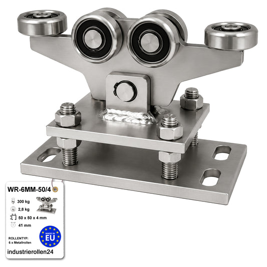 Torwagen für Schiebetore - für Profile 50 x 50 mm - Wandstärke 4 mm: WR-6MM-50/4