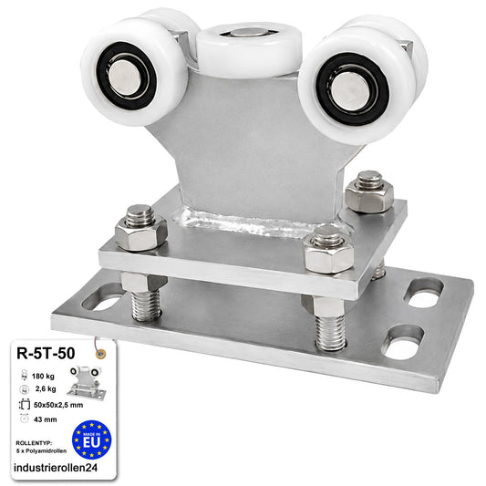 Torwagen für Schiebetore - für Profile 50x50 mm - Wandstärke 2,5 mm: R-5T-50