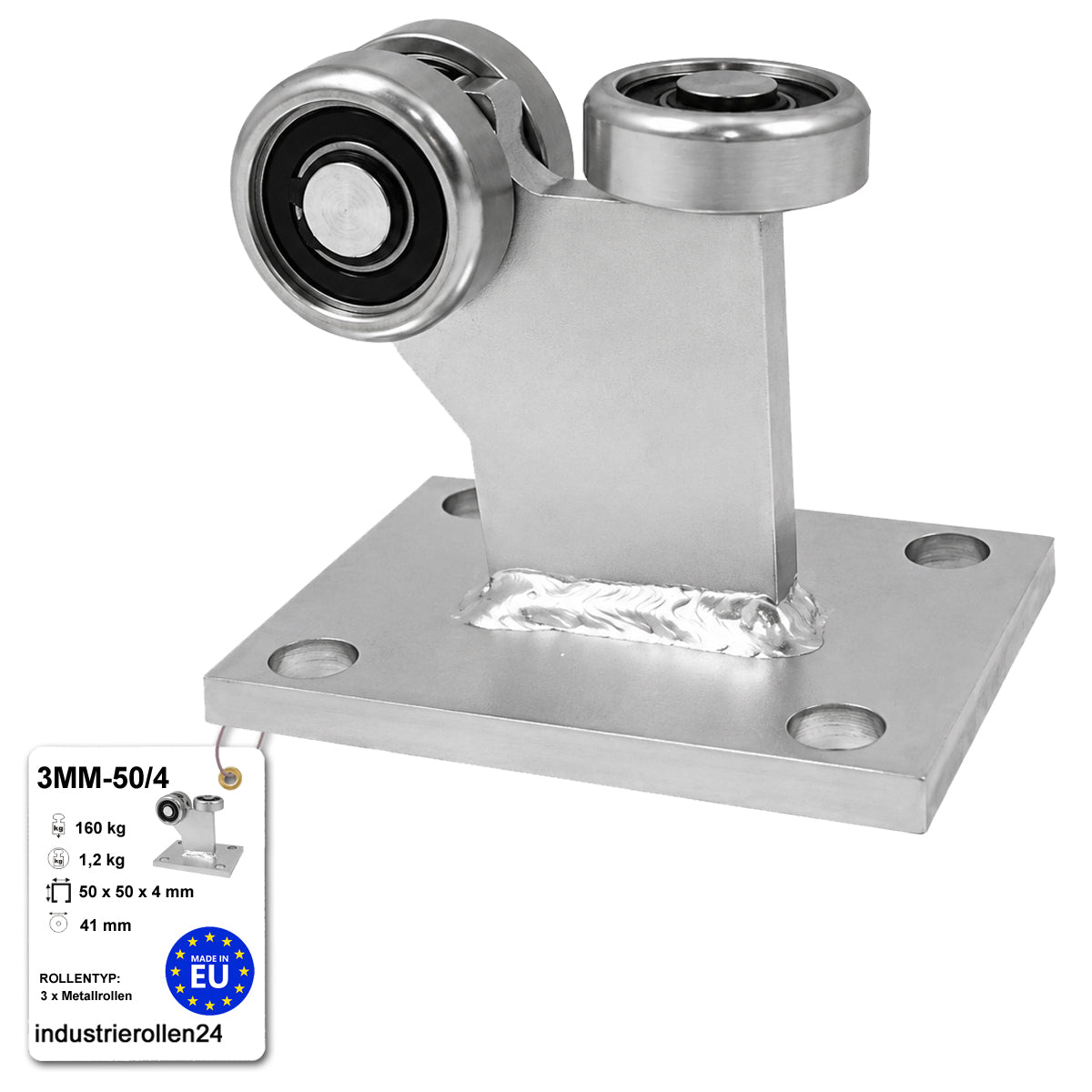 Torwagen für Schiebetore - für Profile 50 x 50 mm - Wandstärke 4 mm: 3MM-50/4